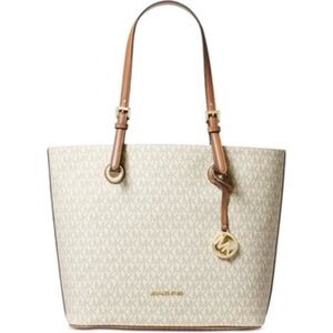 Michael Kors Large Jet Set Vanilla Tote
